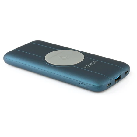 БАТАРЕЯ УНІВЕРСАЛЬНА 10000 mAh Wireless QC3.0 PD soft touch blue: ціни та характеристики
