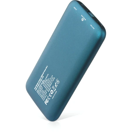БАТАРЕЯ УНІВЕРСАЛЬНА 10000 mAh Wireless QC3.0 PD soft touch blue: ціни та характеристики