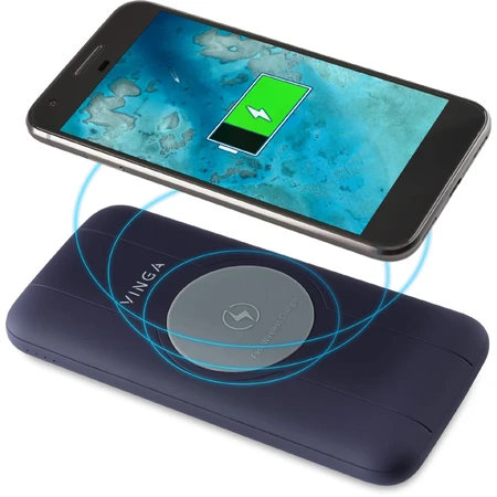 Батарея универсальная 10000 mAh Wireless QC3.0 PD soft touch purple, Vinga: цены и характеристики