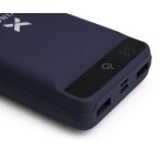 Батарея универсальная 20000 mAh QC3.0 Display soft touch purple, Vinga: цены и характеристики