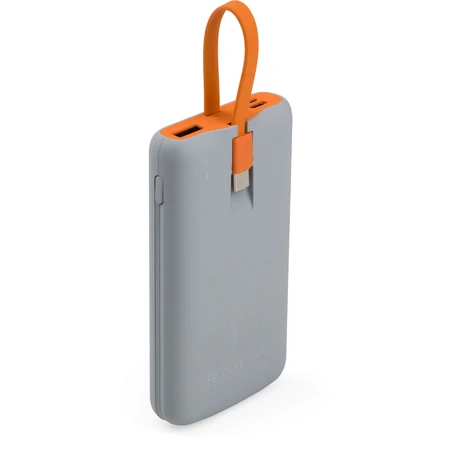 Батарея универсальная 10000 mAh SuperQC soft touch w/cable 22.5W dark grey, Vinga: цены и характеристики