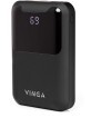 Батарея универсальная 10000 mAh Display soft touch black, Vinga