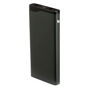Батарея універсальна 10000 mAh QC3.0+PD 3 ports LCD metal, Vinga