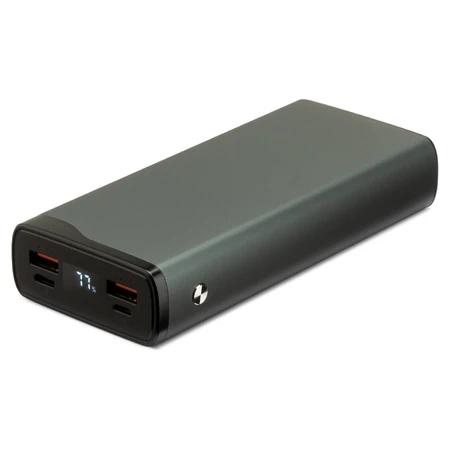 Батарея універсальна 20000 mAh QC3.0+PD 3 ports LCD metal, Vinga: ціни та характеристики