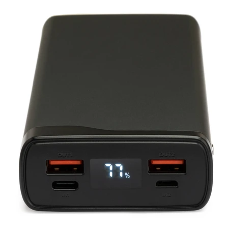 Батарея універсальна 20000 mAh QC3.0+PD 3 ports LCD metal, Vinga: ціни та характеристики