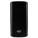 Батарея универсальная 10000mAh PD/2.0(USB-C), QC/3.0(micro-USB,USB-A), black, WST