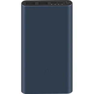 Батарея універсальна Mi 3 NEW Power bank 10000mAh QC2.0 in/out, PLM13ZM, Black, Xiaomi, Китай