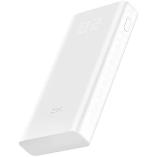 Батарея універсальна Aura 20000mAh Type-C 2*USB QC2.0/3.0 White, ZMI, Китай