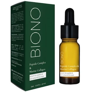 Сыворотка для кожи вокруг глаз и век Biono "Peptide Complex & Marine Сollagen"