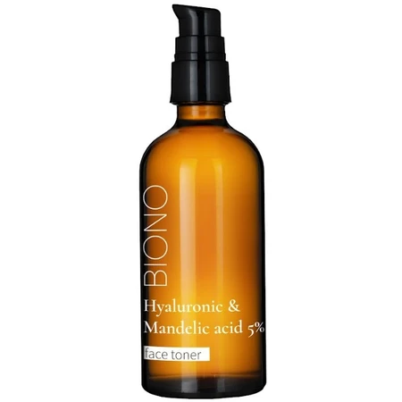 Тонер для обличчя з гіалуроновою та мигдальною кислотою 5% Biono Hyaluronic & Mandelic Acid: ціни та характеристики