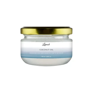 Натуральное нерафинированное кокосовое масло Lapush 100ml