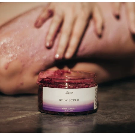 Сахарный скраб для тела Black Currant Jam Lapush: цены и характеристики