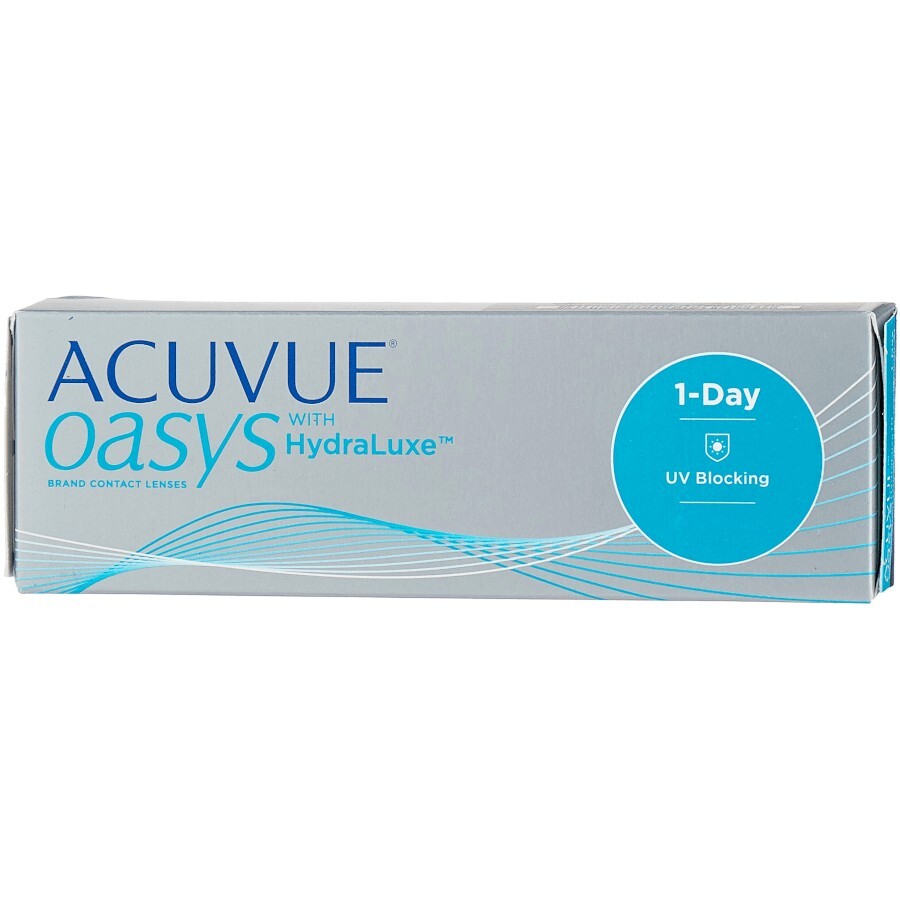 Контактные линзы Acuvue Oasys 1-Day Hydraluxe, 8.5, 14.3, -0.50, 10 шт.: цены и характеристики
