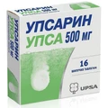 Упсарин Упса 500 мг табл. шип. 500 мг стрип, у карт. коробці №16