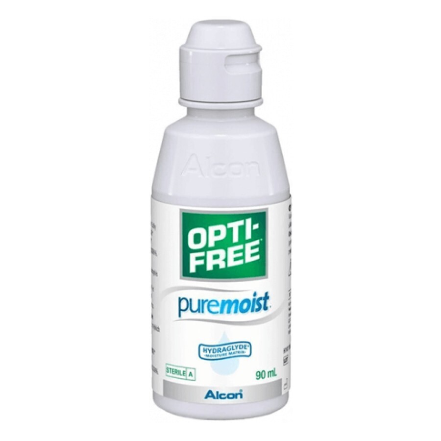 Раствор мультифункциональный Opti-Free PureMoist (без коробки и контейнера), 90 мл: цены и характеристики