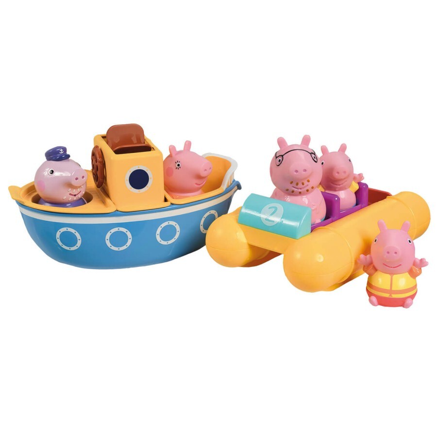 Іграшка для ванної Tomy Набір пригод на човні Пеппи: ціни та характеристики