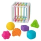 Розвиваюча іграшка Fat Brain Toys Куб-сортер зі стінками-шнурочками InnyBin