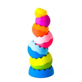 Розвиваюча іграшка Fat Brain Toys Пірамідка-балансир Tobbles Neo