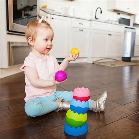Развивающая игрушка Fat Brain Toys Пирамидка-балансир Tobbles Neo: цены и характеристики