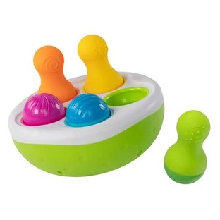 Развивающая игрушка Fat Brain Toys Сортер-балансир Неваляшки Spinny Pins