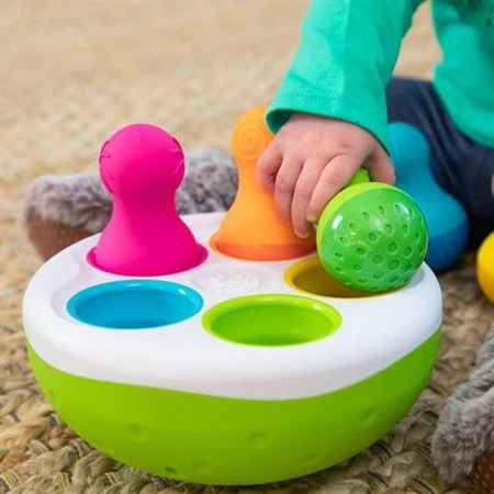 Развивающая игрушка Fat Brain Toys Сортер-балансир Неваляшки Spinny Pins: цены и характеристики