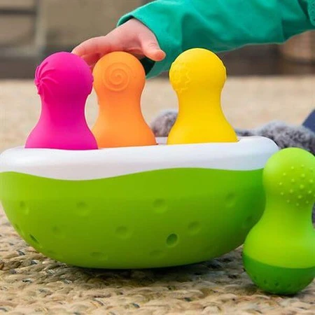 Развивающая игрушка Fat Brain Toys Сортер-балансир Неваляшки Spinny Pins: цены и характеристики