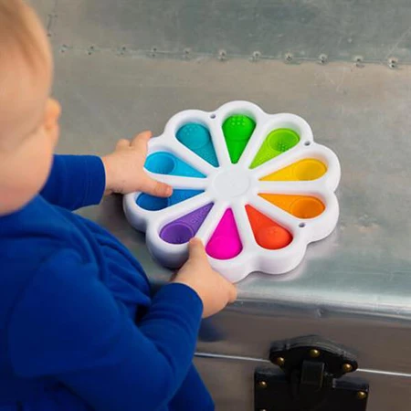 Развивающая игрушка Fat Brain Toys тактильная Цветные лепестки dimpl digits: цены и характеристики