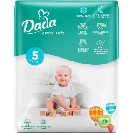 Подгузники Dada Extra Soft 5 (11-25 кг) 39 шт