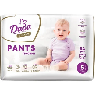 Подгузники-трусики Dada Elite Care 5 Junior (12-17 кг) 34 шт