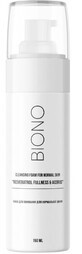 Пінка для вмивання Biono для нормальної шкіри з екстрактом волошки, 150 мл 
