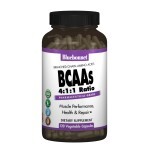 BCAAs (Розгалужені Ланцюги Амінокислот), Bluebonnet Nutrition, 120 гелевих капсул: ціни та характеристики