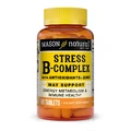 B-комплекс від стресу з антиоксидантами та цинком, Stress B-Complex With Antioxidants + Zinc, Mason Natural, 60 таблеток