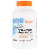 N-Ацетилцистеин, NAC Detox Regulators, Doctor's Best, 180 гелевых капсул