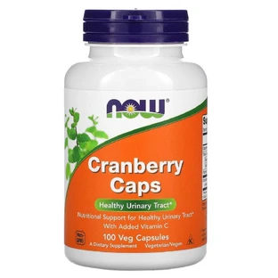 Клюква, Now Foods, Cranberry Caps, 100 вегетарианских капсул