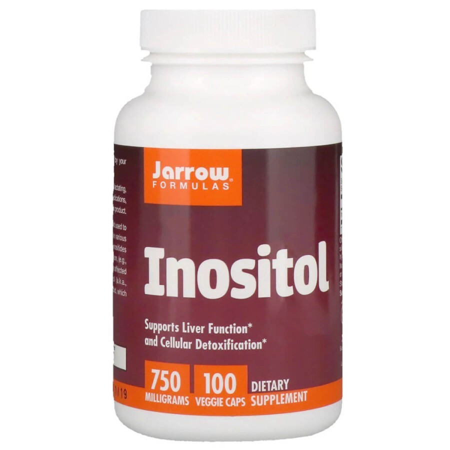 Інозітол, 750 мг, Inositol, Jarrow Formulas, 100 вегетаріанських капсул: ціни та характеристики