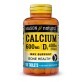 Кальций 600 мг+витамин D3, Calcium 600мг Plus Vitamin D3, Mason Natural, 100 таблеток
