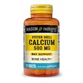 Кальцій з черепашки устриці 500 мг, Calcium 500 mg Oyster Shell, Mason Natural, 100 таблеток