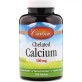 Кальций Хелат, Chelated Calcium, Carlson, 500 мг, 180 таблеток