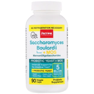 Комплекс Пробиотиков Сахаромицеты Буларди, Saccharomyces Boulardii, Jarrow Formulas, 90 капсул
