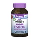 Натуральная Омега-3 из Кошерного Рыбьего Жира, Bluebonnet Nutrition, 60 желатиновых капсул