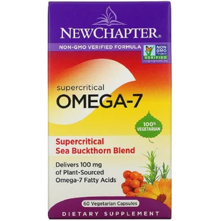 Омега-7, Supercritical Omega-7, New Chapter, 60 вегетаріанських капсул