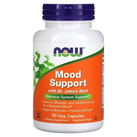 Витамины NOW Mood Support поддержка ЦНС капсулы №90