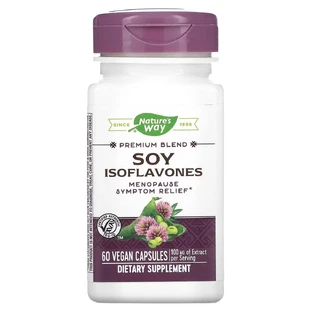 Соевые Изофлавоны, премиального качества, Premium Blend, Soy Isoflavones, Nature's Way, 60 вегетарианских капсул