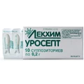 Уросепт супп. 0,2 г блистер, в пачке №10