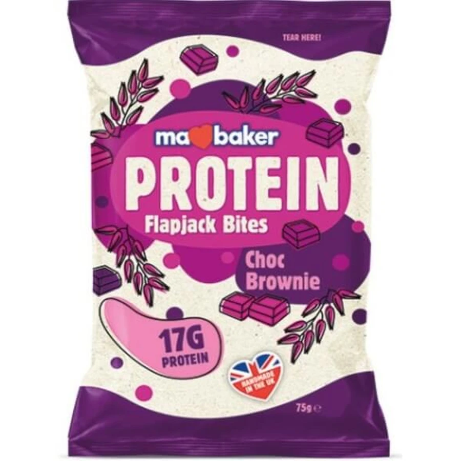 Батончик Ma Baker Protein Bites Арахісове масло, 75 г: ціни та характеристики