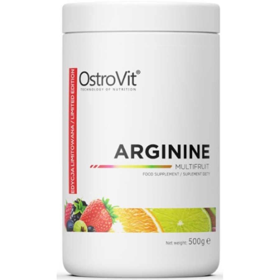  L-Аргинин OstroVit Arginine Мультифрут, 500 гр: цены и характеристики