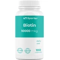 Біотин Sporter Biotin 10000 мкг капсули, №100