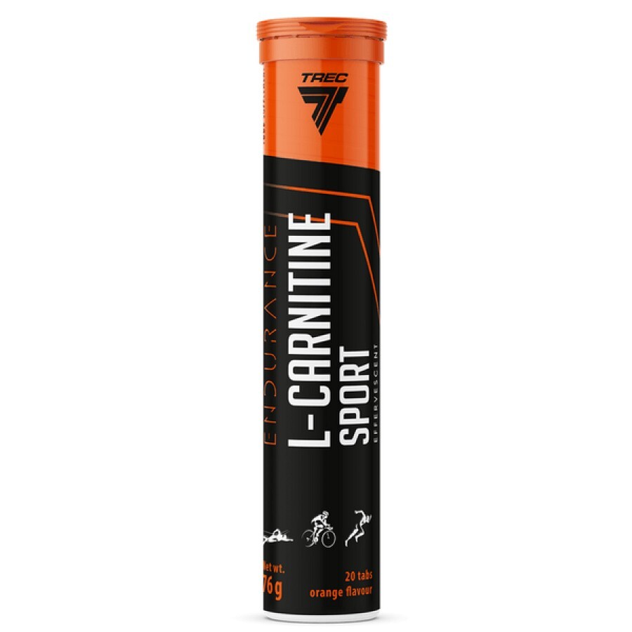 L-Карнітин L-Carnitine Sport Effervescent Trec Nutrition 20 таб - апельсин: ціни та характеристики