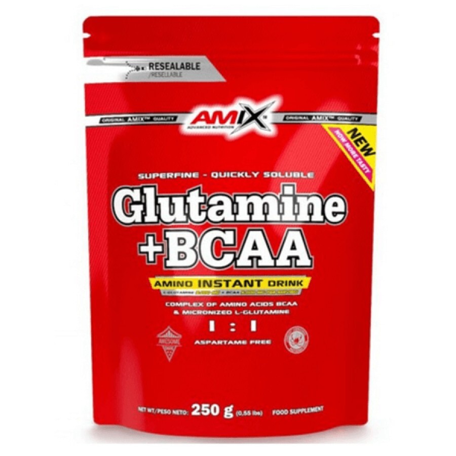 Аминокислота Amix Nutrition L-Glutamine , + BCAA Mango, 250 г: цены и характеристики