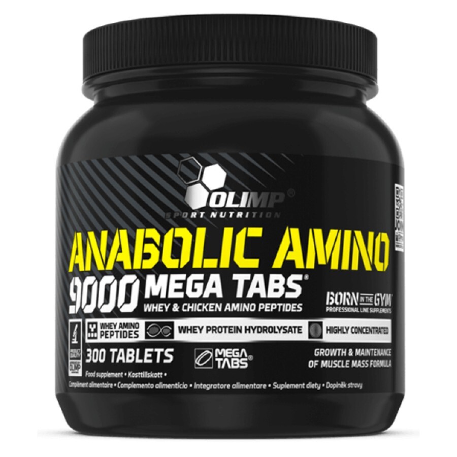 Аминокислота Olimp Nutrition Anabolic Amino 9000, 300 таблеток: цены и характеристики